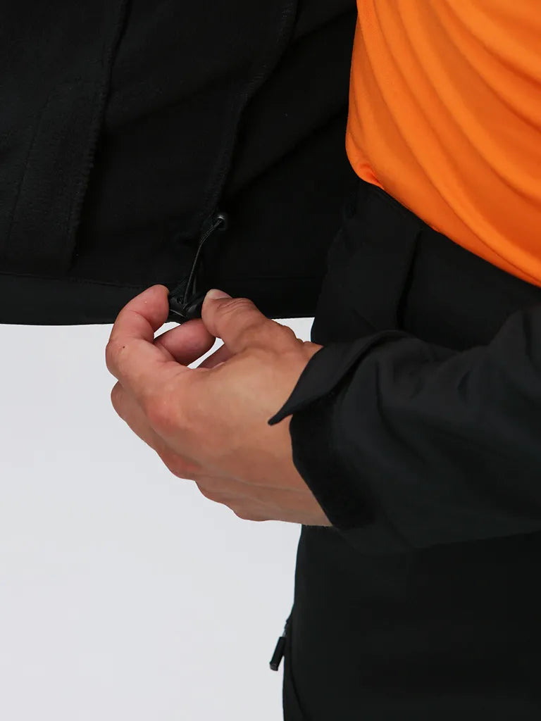 Vatten -avvisande mäns softshelljacka Lupp Black L