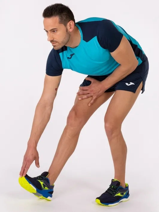 Joma Record II Pánske tričko Fluor Turquoise M