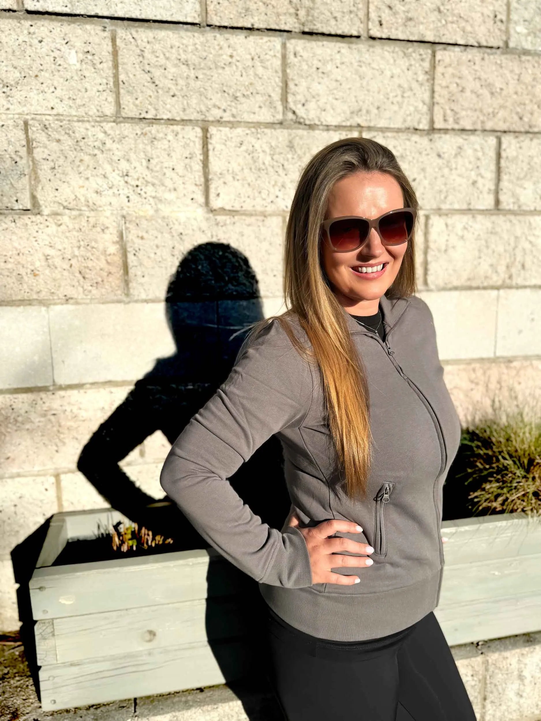 Hölgyek pulóversuha dzseki 3xl - stand -up gallér és kényelem