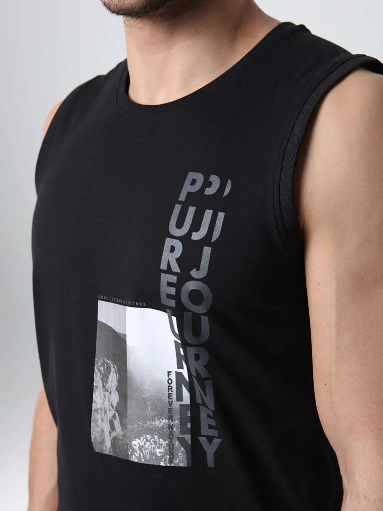 Men's tank top loap boston black l