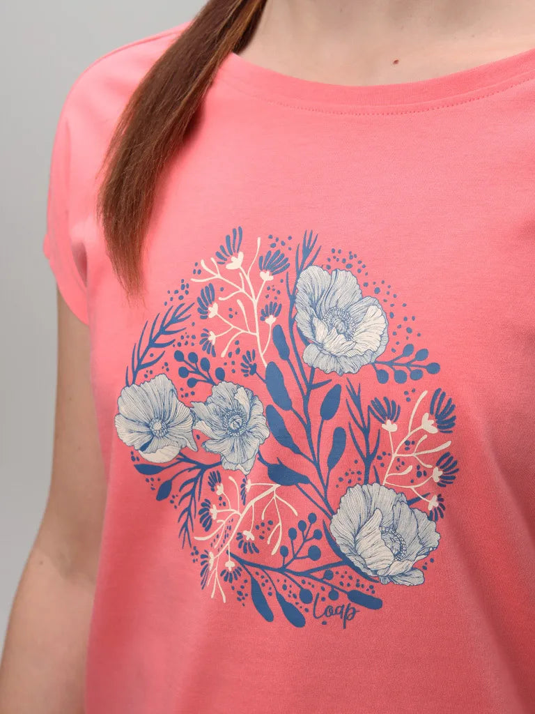 Women's t-shirt loap barga pink s