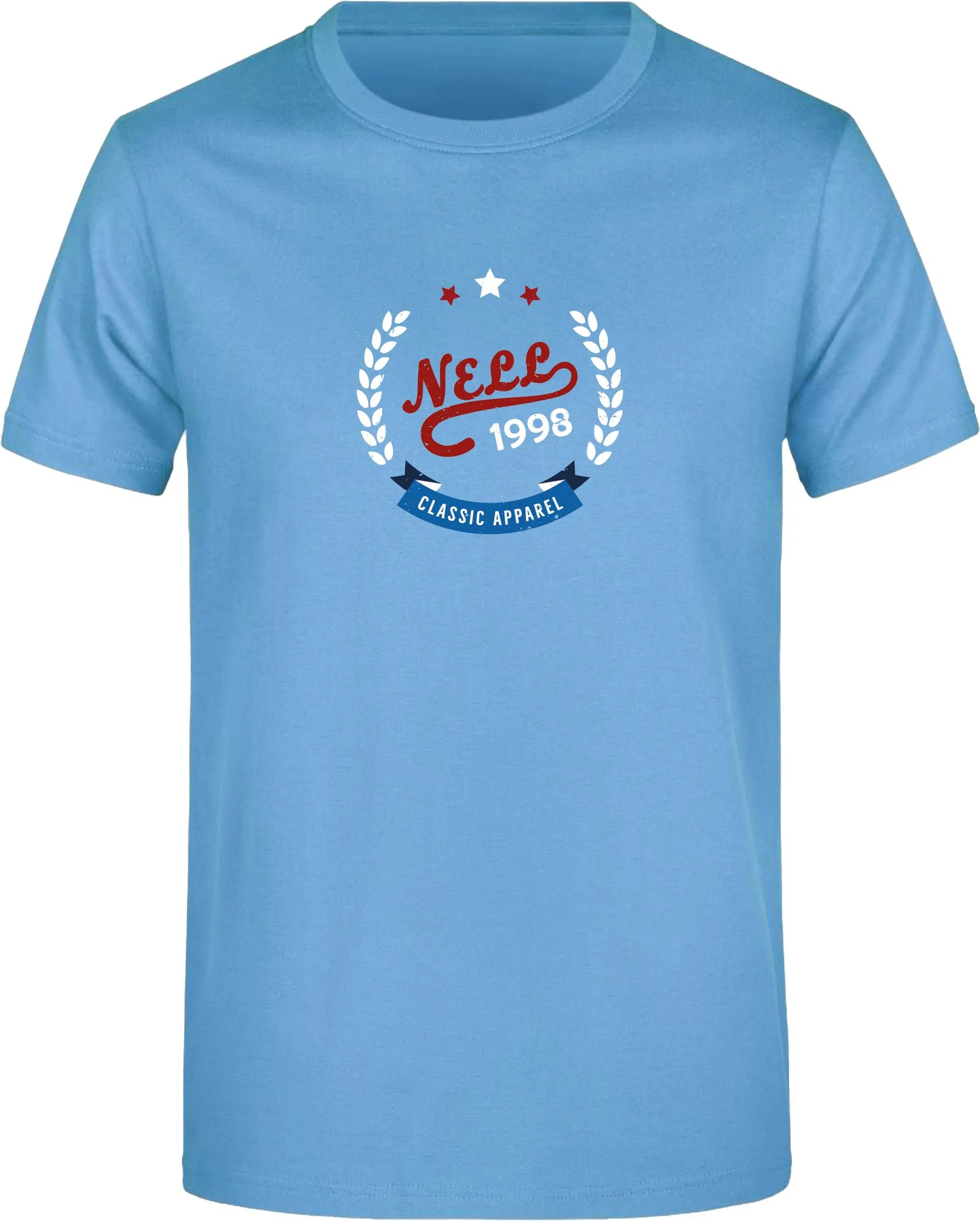 Nell Alvar Sky Blue Men T -Shirt - Größe M, Baumwolle