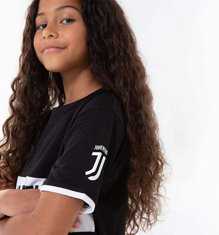 Juventus Junior Football Set Black 128 - ajuste perfeito