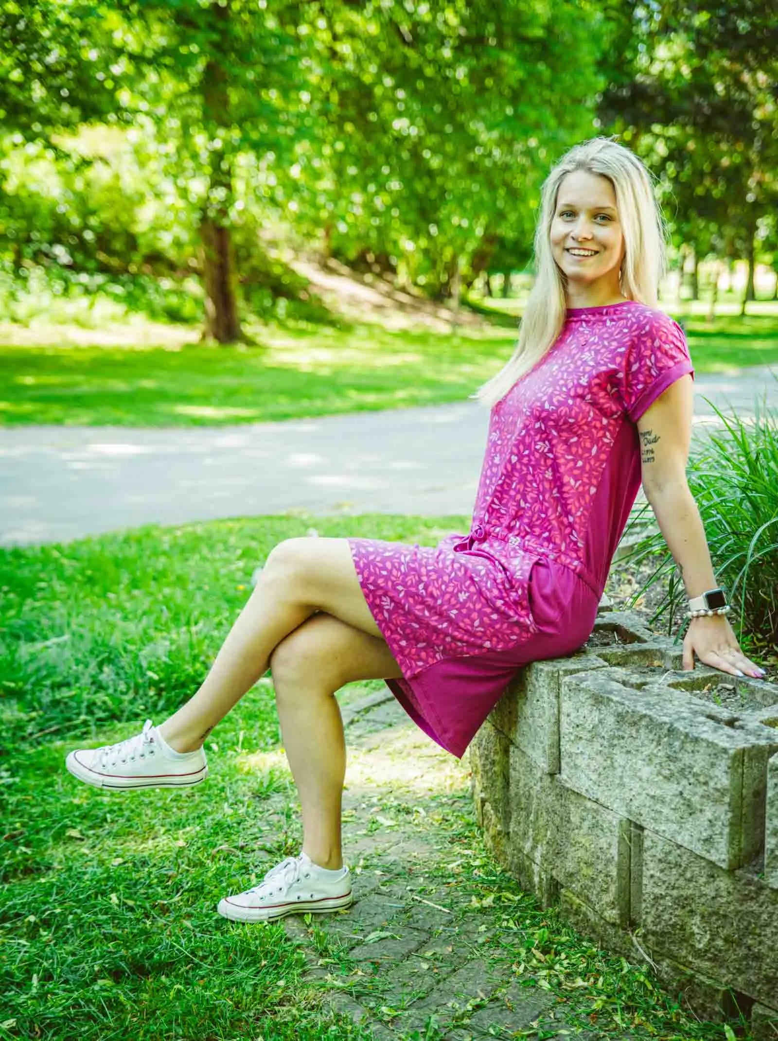 Elegant Dripies Dress Loaf Aslaris Pnk M - morbido e alla moda