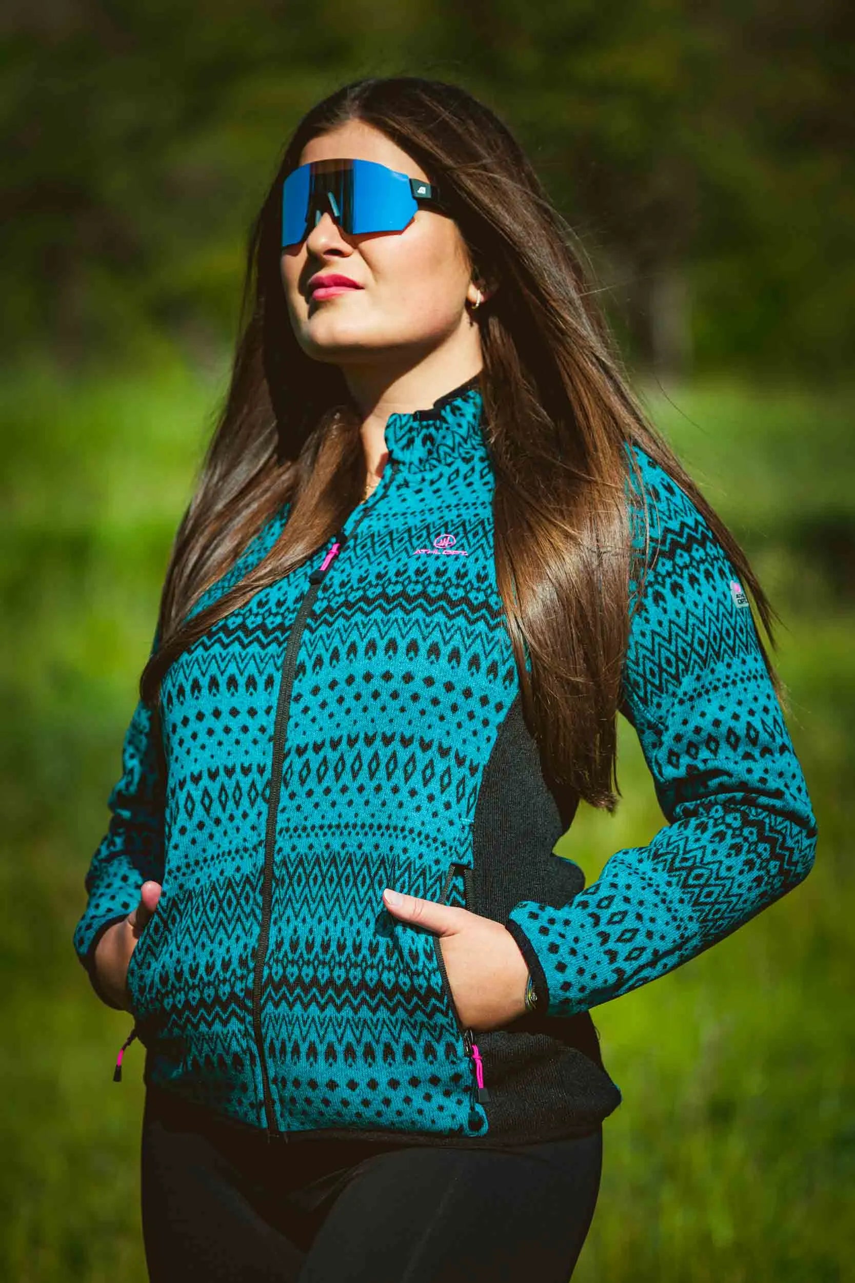 Turquoise Lady Sweater Leticia - Sport et confortable