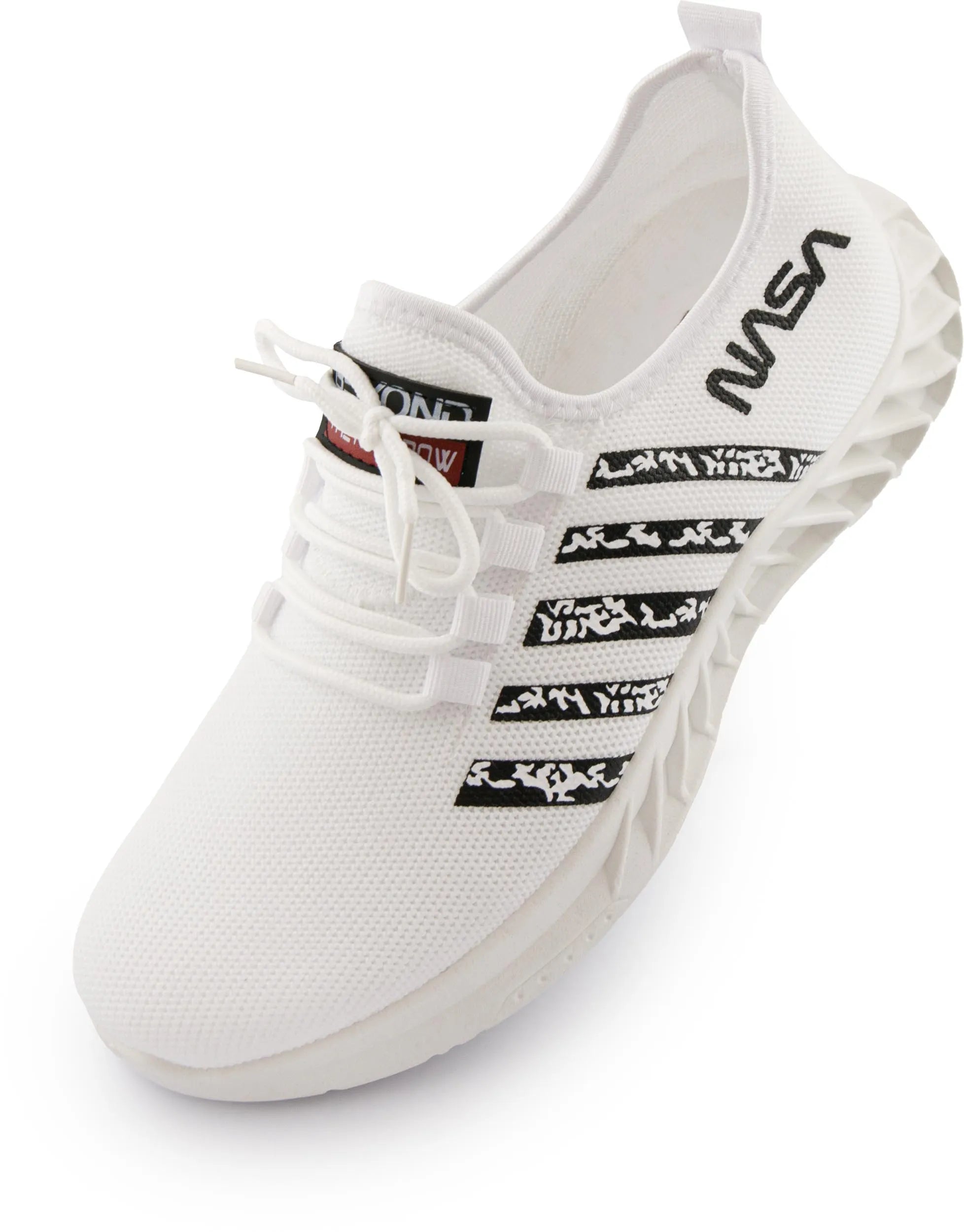 NASA MEN MEN SNAKERS WHITE 44 - Stilul spațiului și confort