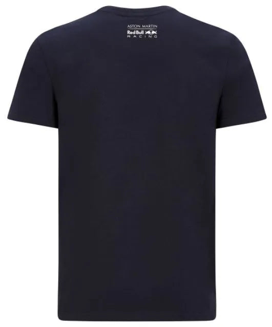 Herren T-Shirt Red Bull Men Racing Team Grafik Navy, s