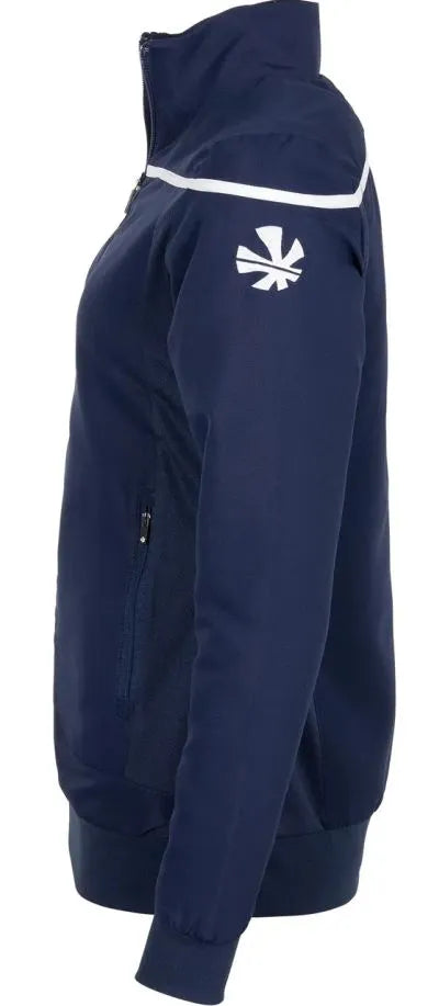 Women's reece varsity jacket navy-white blue m