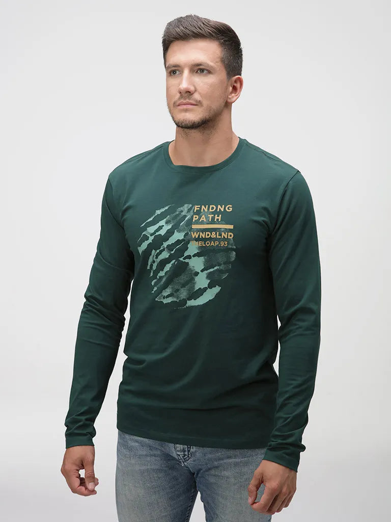 Herren T -Shirt Loaf Aldar Green L - Langlebige Baumwolle