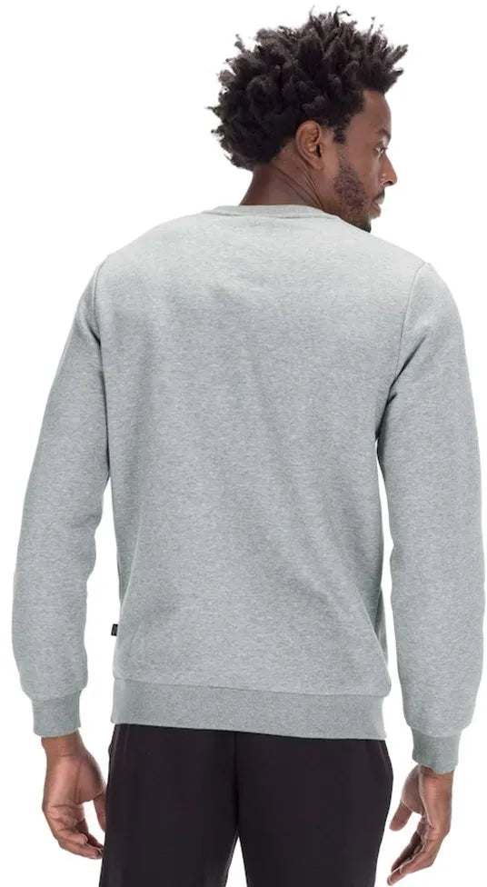 Puma férfiak alapvető nagy logó legénység pulóver grijs grijs s
