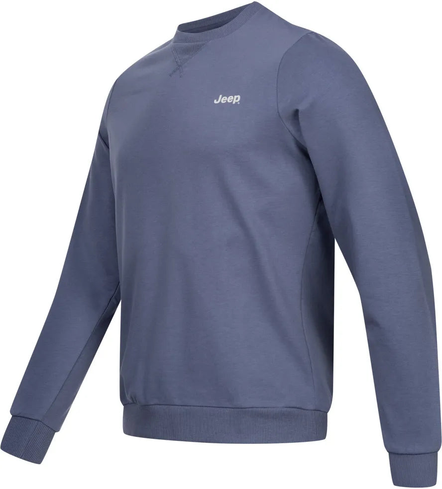 Felpa maschile Jeep L - Cotone comodo, collo rotondo