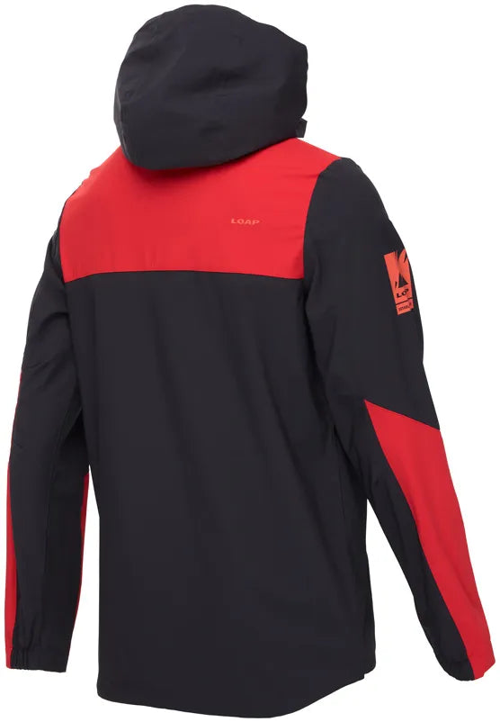 STIJLVOLLE Herenjack Loaf Uldan Grijs-Rood 3xl