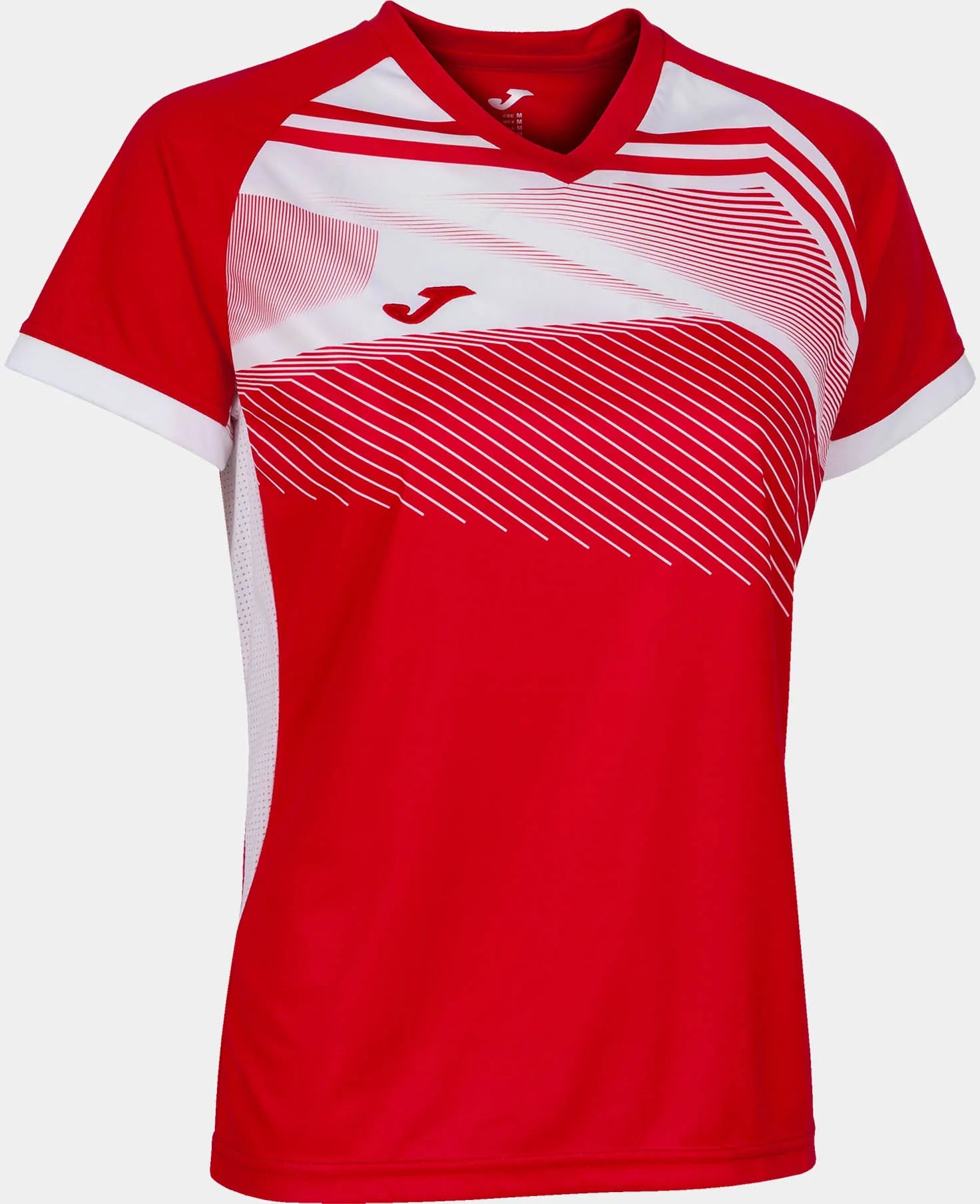 Camiseta de las damas Joma Supernova II Fluor Red-White M