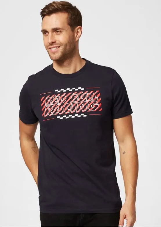 Red Bull Racing Team T -shirt Heren Navy M - Sportief Katoen