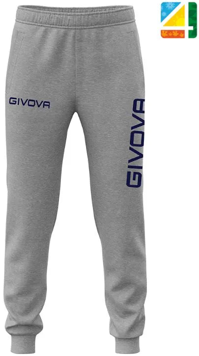 Jogginghosen Givova Hosen Big Logo grau grau l