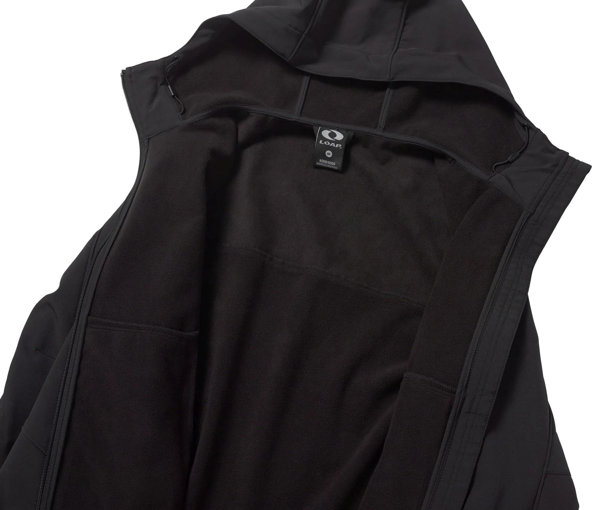 Seaicéad softshell na bhfear loap lucas dubh, s