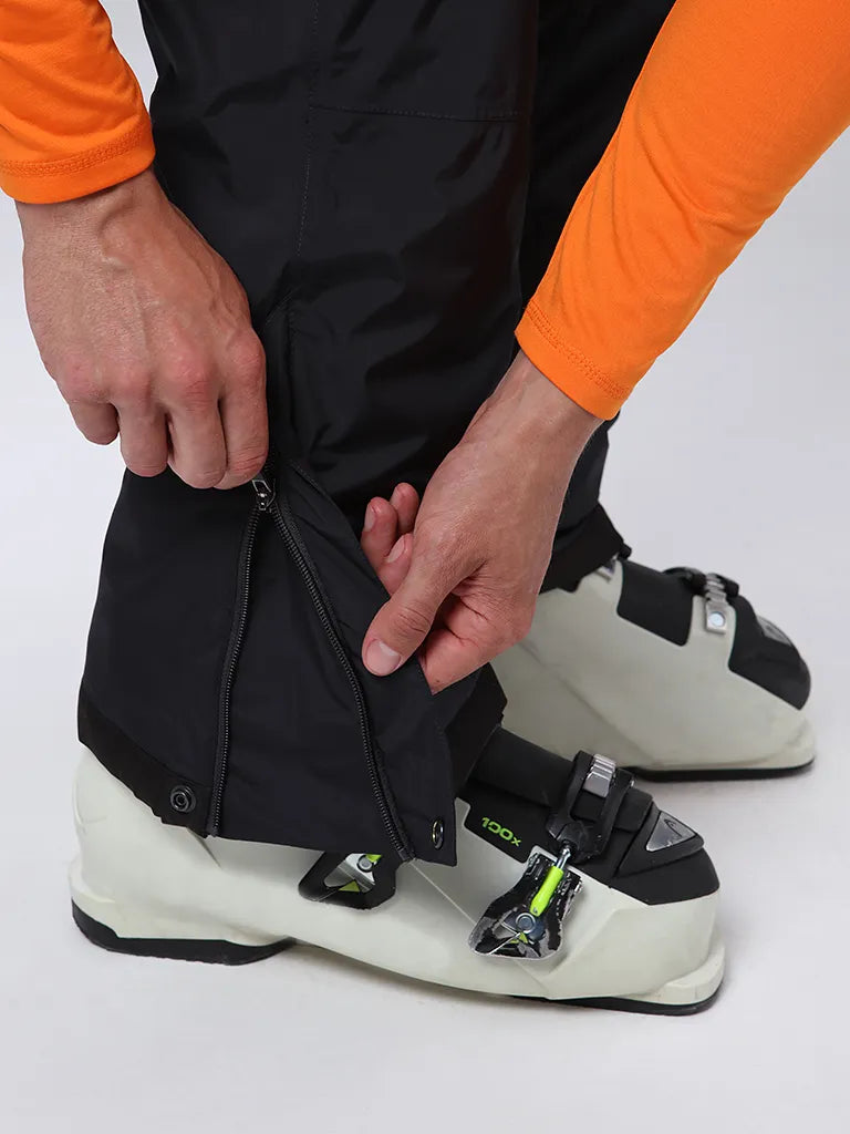 Pantaloni de schi pentru bărbați impermeabili oipur gri închis 2xl