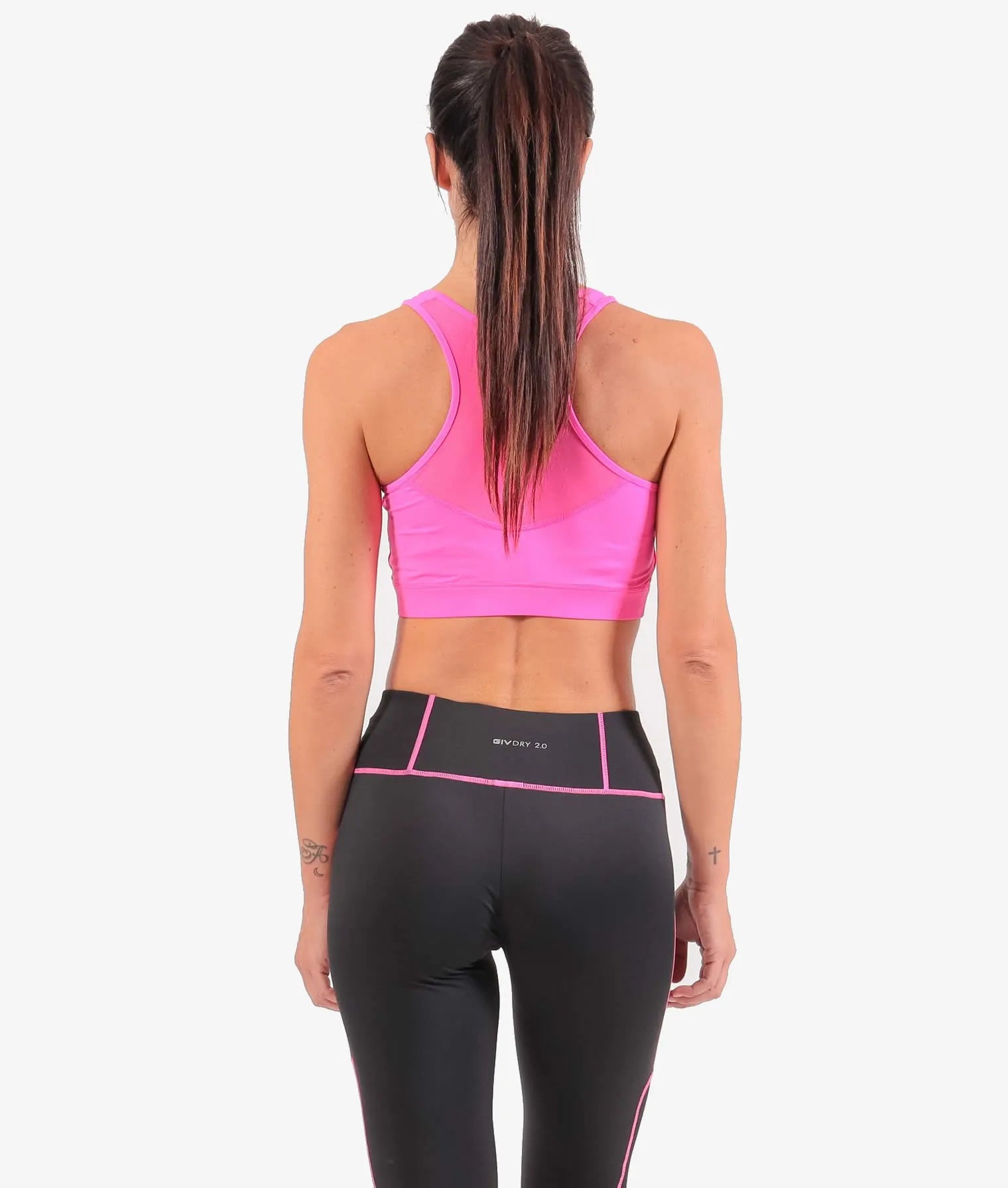 Sports Bra Givova Top Donna Fuxia L