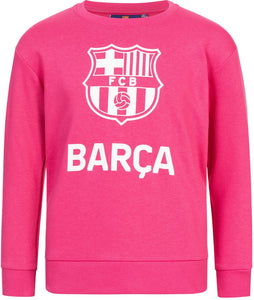 Children's Sweatshirt Fc Barcelona Pink 152