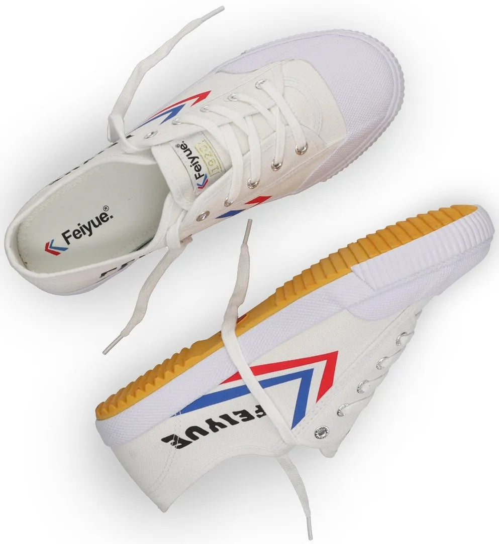 Feiyue Jr Canvas Scarpe per bambini di dimensioni bianche 29