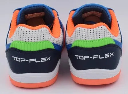 Bróga laistigh joma cosnochta barr flex jr 2504 gorm faoi dhíon 38