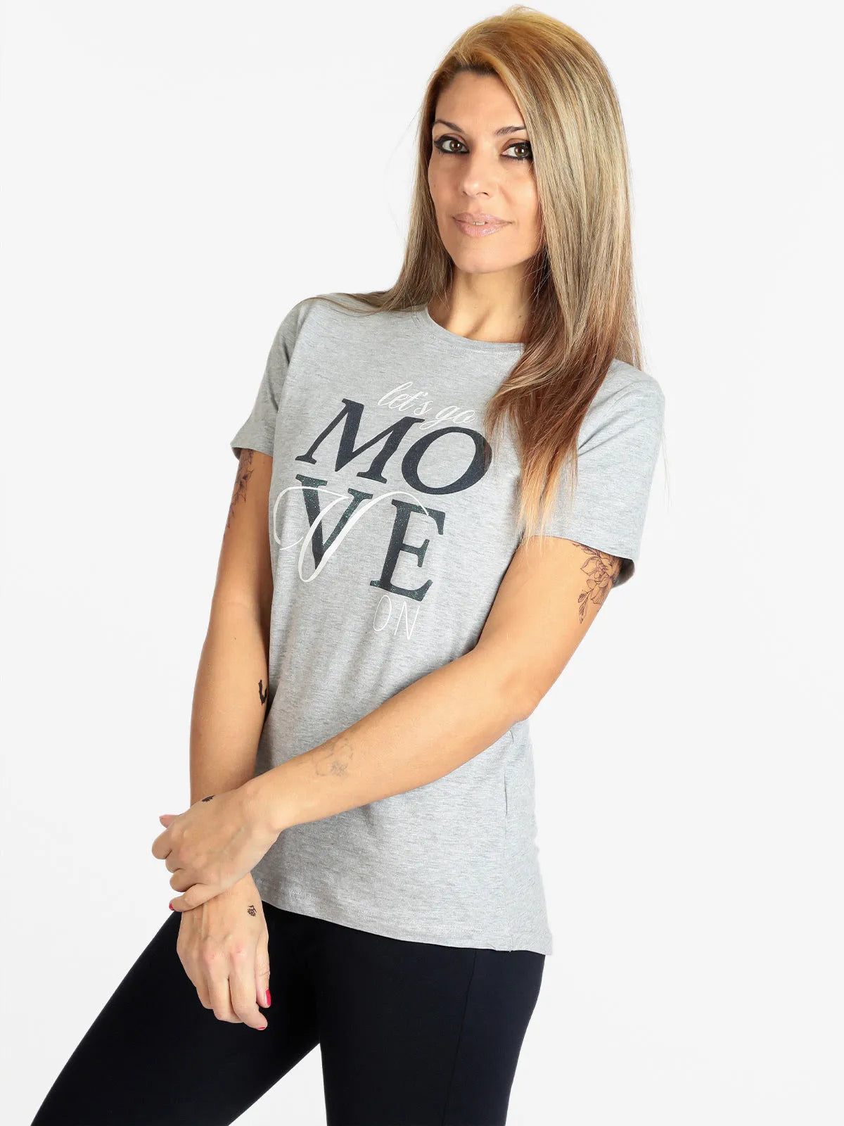 Damer t-shirt athle. DPT Talia Melange M - Sporty & Breathable