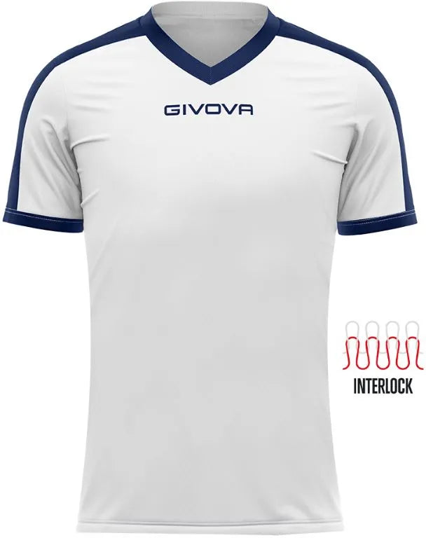 Sport T-Shirt Givova Revolution Weißblau 2xl