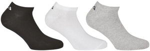 Fila Sneaker 3-Pack Socks Wht-Gray-Blk 43-46