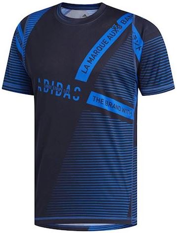 Men's T-shirt Adidas Men Freelift Aop Print Blue Xl