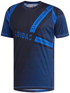 Men's T-shirt Adidas Men Freelift Aop Print Blue Xl