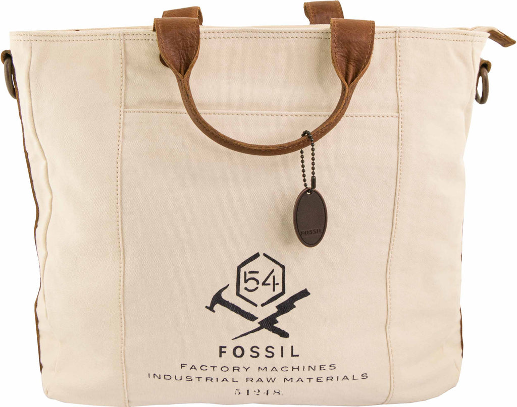 Bag Fossil Men Shoulderbag Carrier Utility Beige,