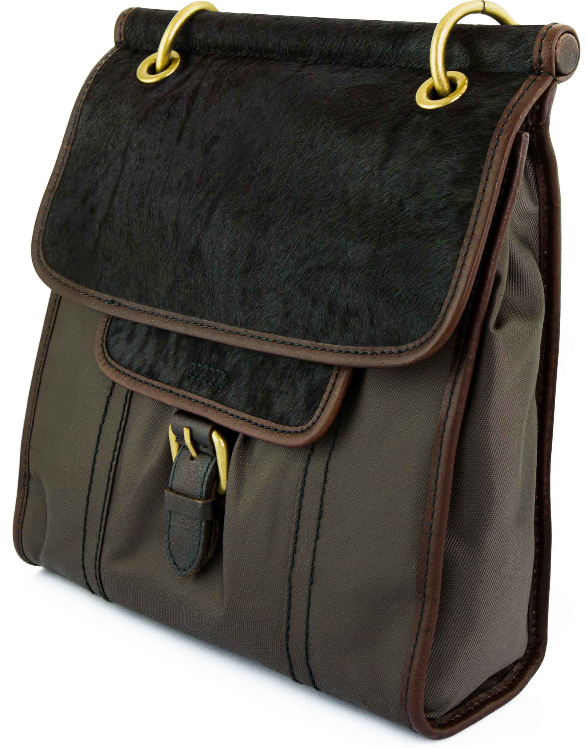 Mála na mBan Mála Lámh-Ghualainn Láimhe Emory Crossbody Flap Khaki Olive Khaki