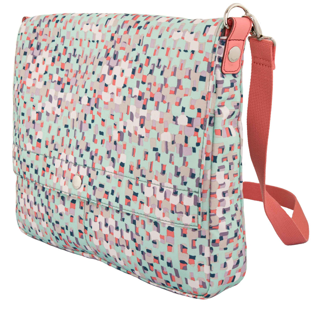 Bag Fossil Wmns Shoulderbag With Flap Keyer Messinger Multi Color Bl,