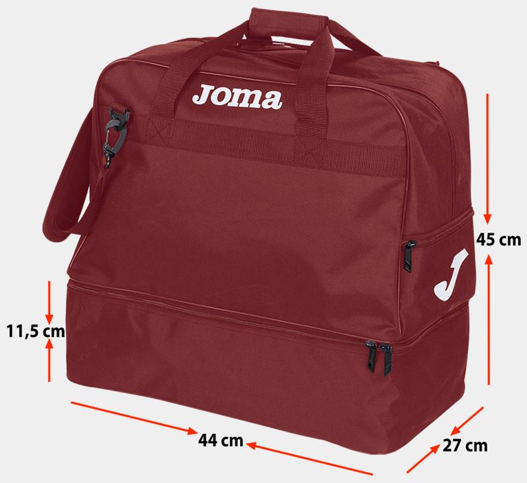 Joma Training III SPORTBAG BORGUNDY MIDID