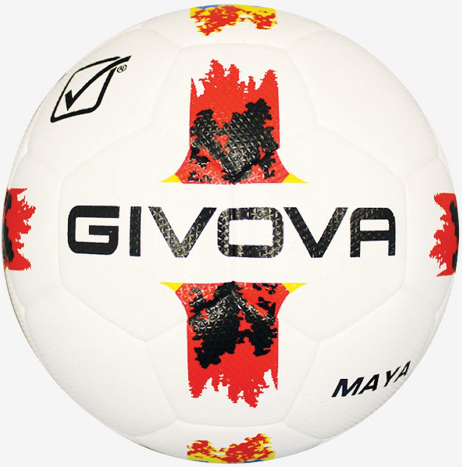 Soccer Ball Givova Pallone Maya Red-Black 5