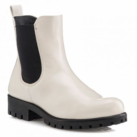 Ecco Modtray Limestone Boots wykonane z prawdziwej skóry ZLN 0871