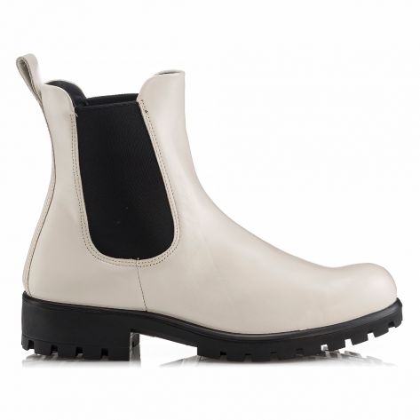 Ecco Modtray Limestone Boots wykonane z prawdziwej skóry ZLN 0871