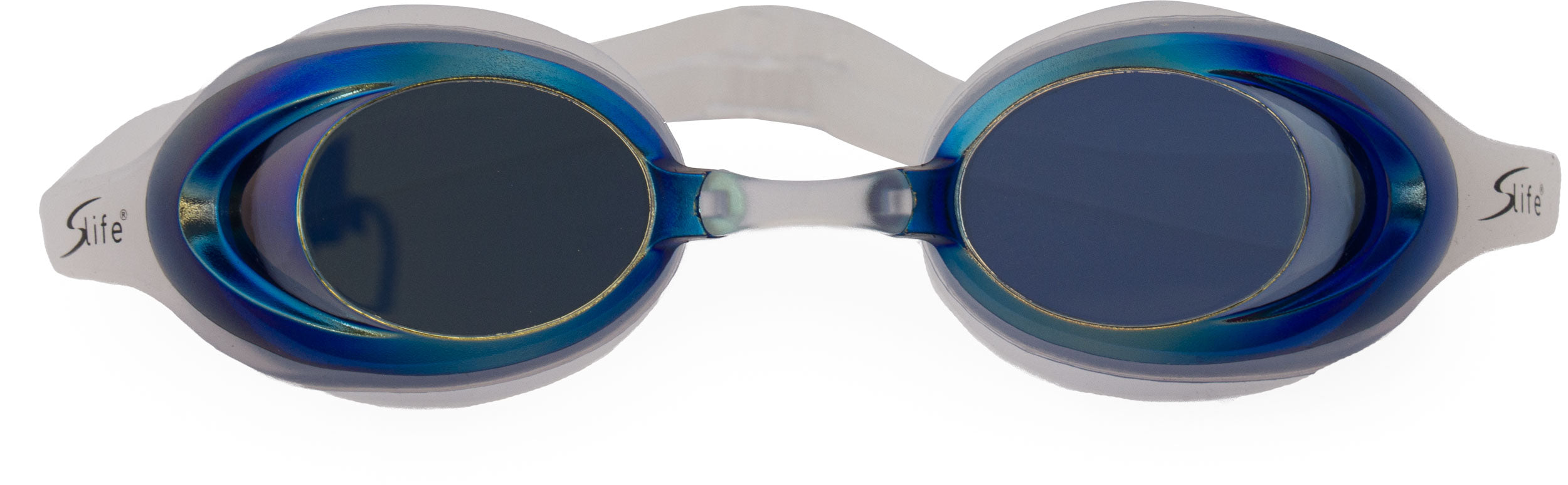 Junior simningsglasögon Slife Pool Blue-Gold Blue