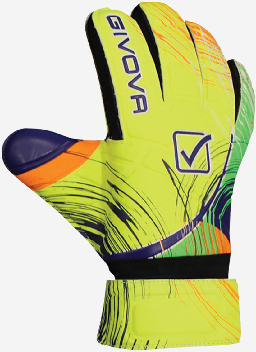 Goalkeeper Gloves Givova Brilliant Giallo Fluo 6