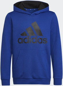 Children's Sweatshirt Adidas Jr Hoodie Royal Blue Black 128