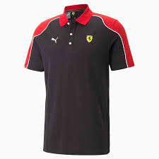 Ferrari Race Polo Black Men