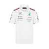 Mercedes AMG Petronas F1 2024 Men's Team Polo Shirt White