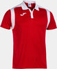 Sports T-shirt Joma Polo Championship Red-White 2Xs