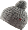 Children's Winter Hat Jail Jam Zigzag Pon Hat Junior Med Gray 3-6 Years