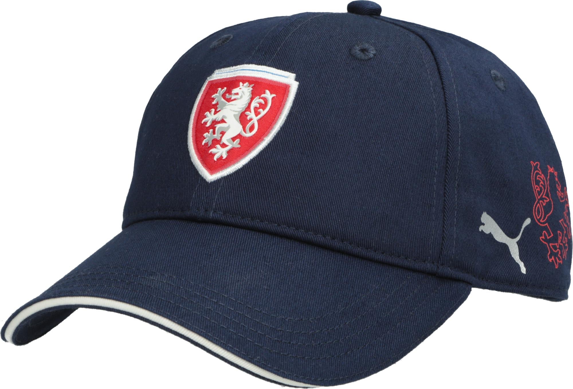 Navy Blue Puma Cap Tschechische Team - Unisex & atmungsaktiv