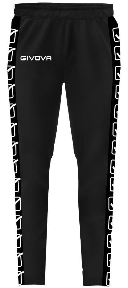 Sports Pants Givova College Band Black L