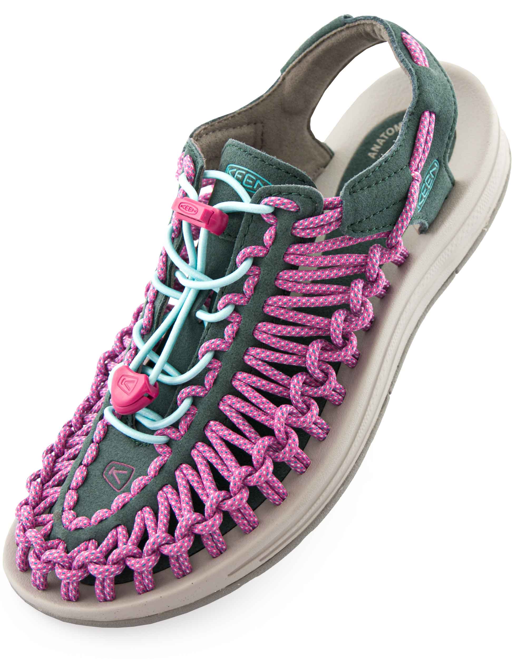 Keen Wmns Uneek Sea Moss/Festival Fuchsia 38