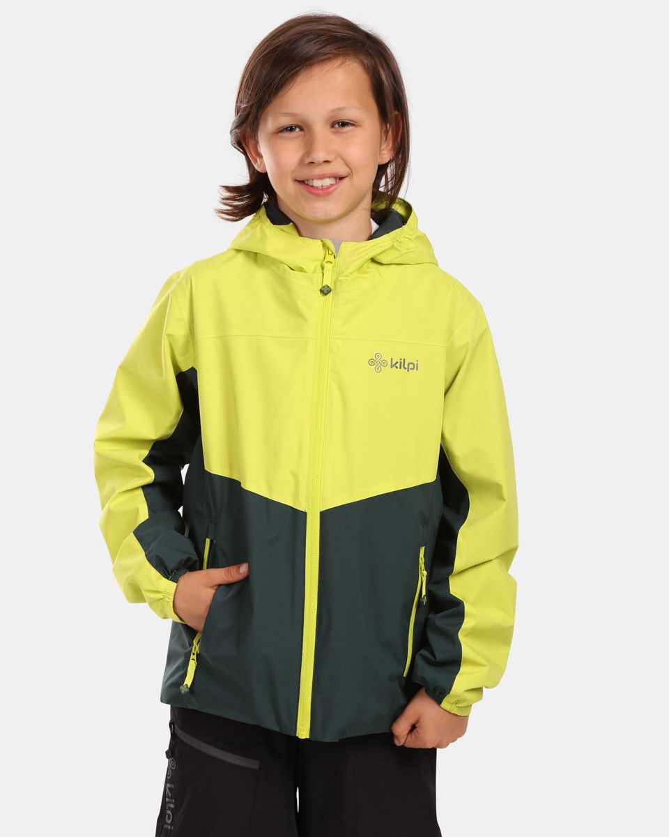 Boys Outdoor Jacket Kilpi Orleti-Jb yellow-green 134