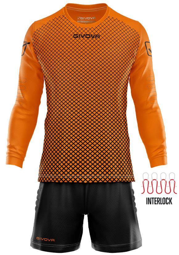 Goalkeeper Set Givova Manchester Orange 3Xs