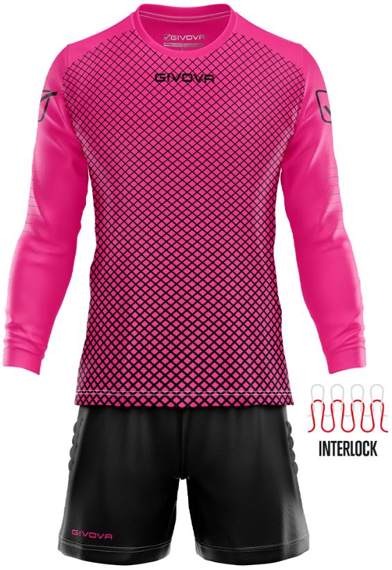 Goalkeeper Set Givova Manchester Pink L